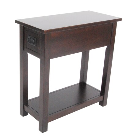 Alaterre Furniture 11 W, 23" L, 24 H, Wood, composite wood and wood veneer, Espresso AMIA13P0